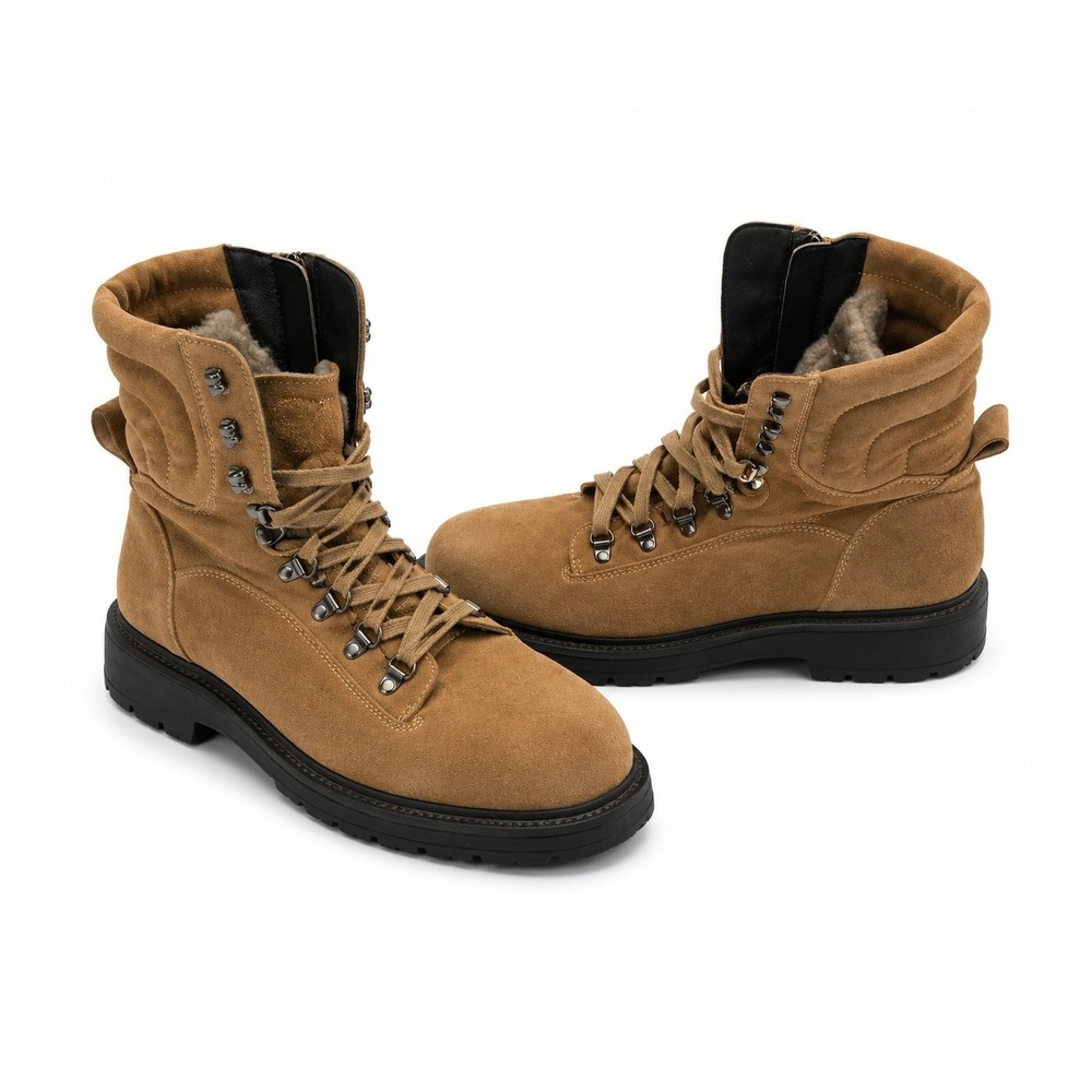 Aquatalia Women's‎ Christie Boots In Suede/Shearling 12